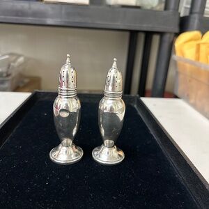Sterling Silver salt & pepper shakers
